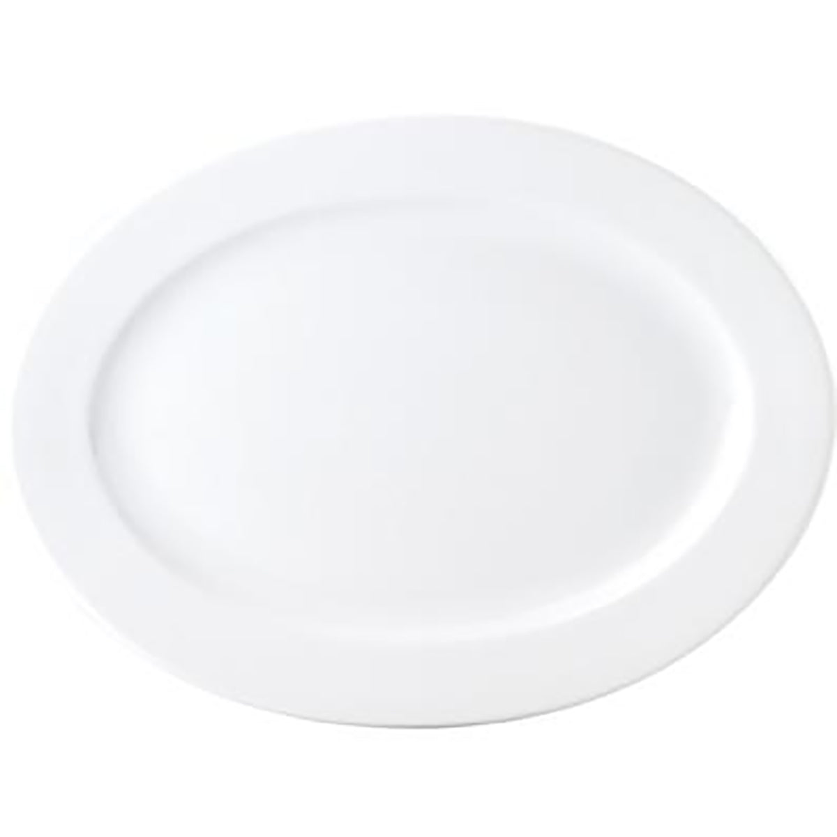 94061 Royal Porcelain Chelsea Platter Oval Rim Shape 235mm (4001) Tomkin Australia Hospitality Supplies