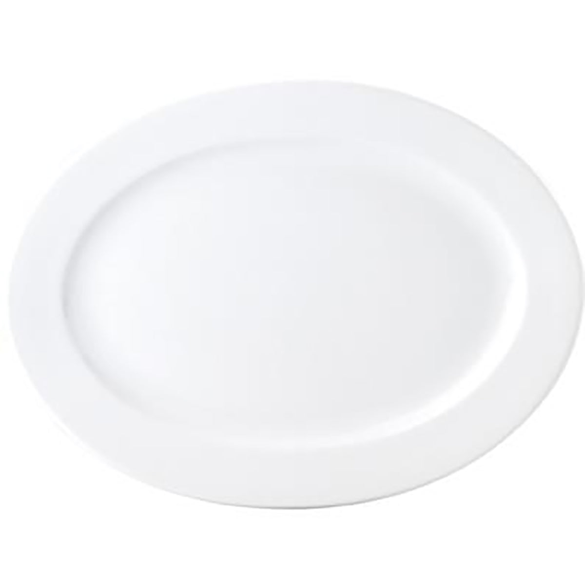 94065 Royal Porcelain Chelsea Platter Oval Rim Shape 410mm (4004) Tomkin Australia Hospitality Supplies