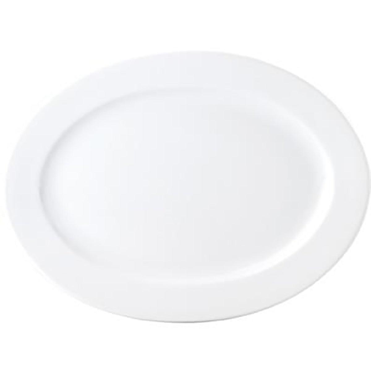 94066 Royal Porcelain Chelsea Platter Oval Rim Shape 480mm (4005) Tomkin Australia Hospitality Supplies