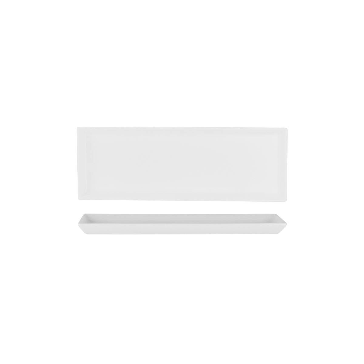 94816 Royal Porcelain White Album Rectangle Platter Flared Sides 287x103mm (U3208) Tomkin Australia Hospitality Supplies