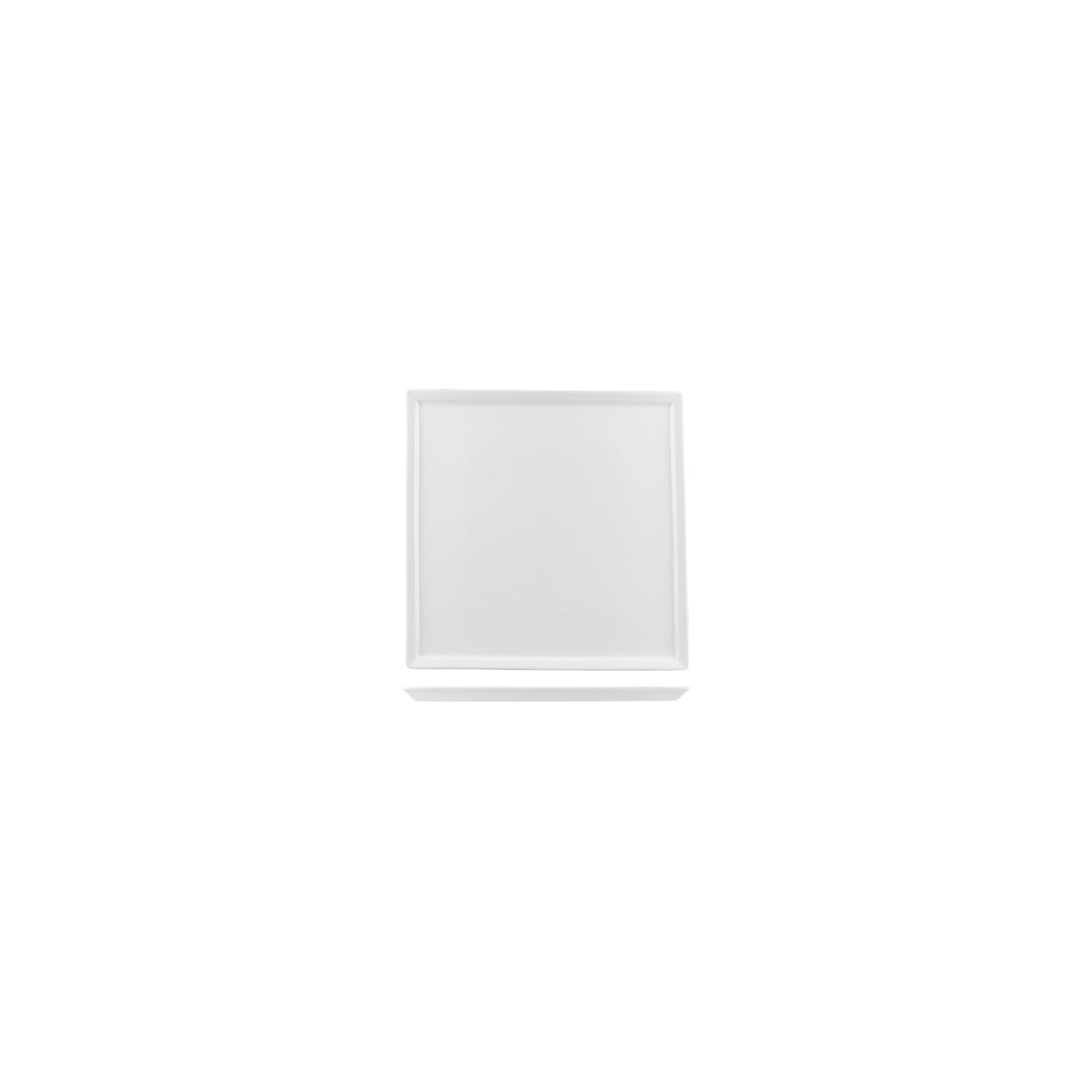 94821 Royal Porcelain White Album Square Plate 16x16mm (U3206) Tomkin Australia Hospitality Supplies