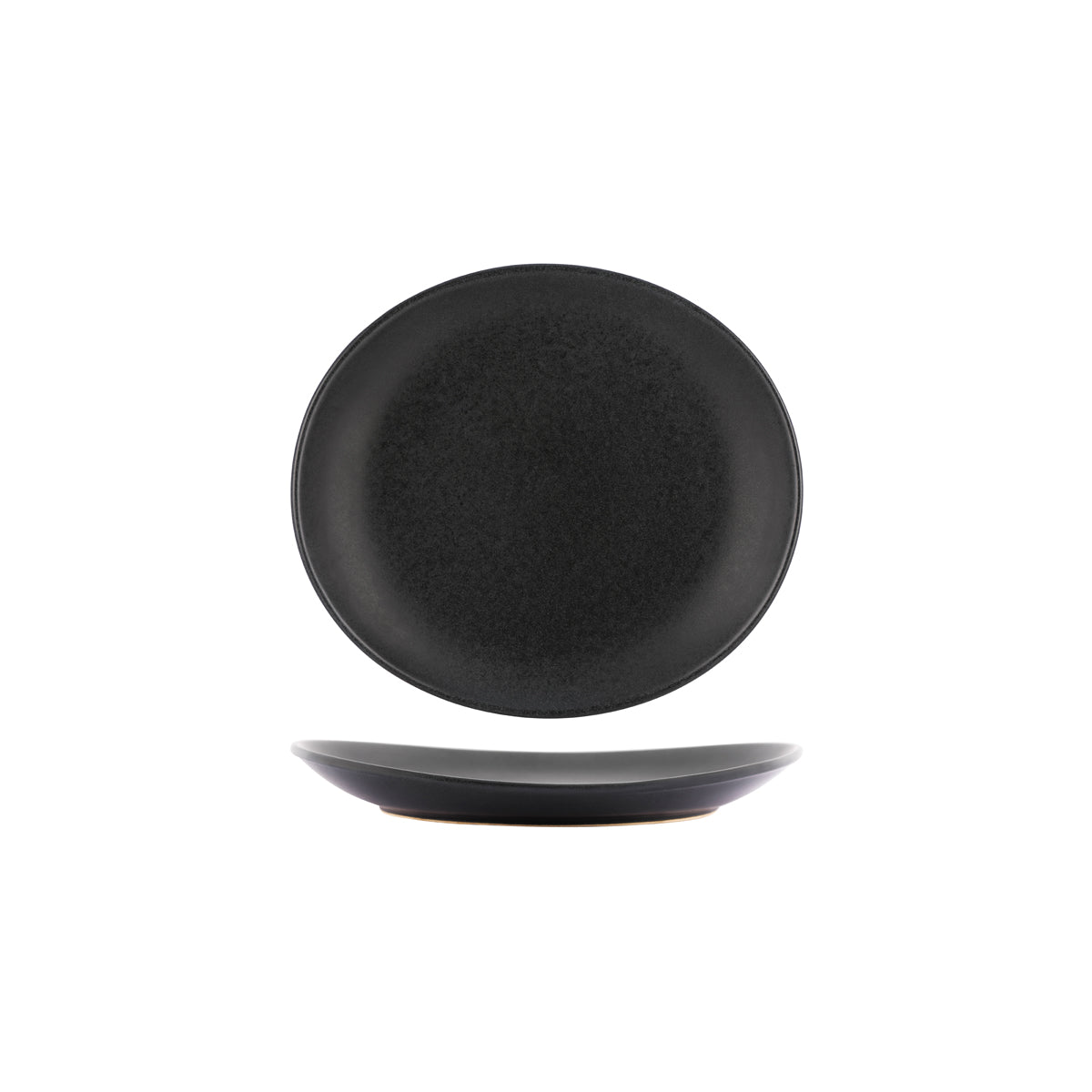 98120 Tablekraft Artistica Slate Oval Plate 210mm Tomkin Australia Hospitality Supplies