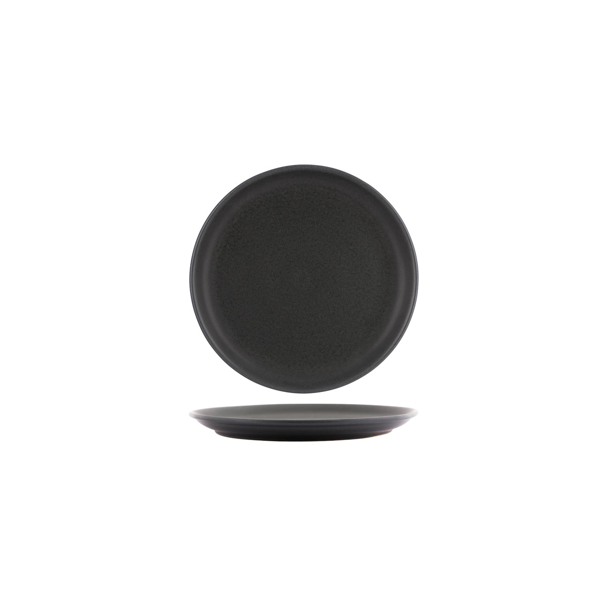 98129 Tablekraft Artistica Slate Round Plate 244mm Tomkin Australia Hospitality Supplies