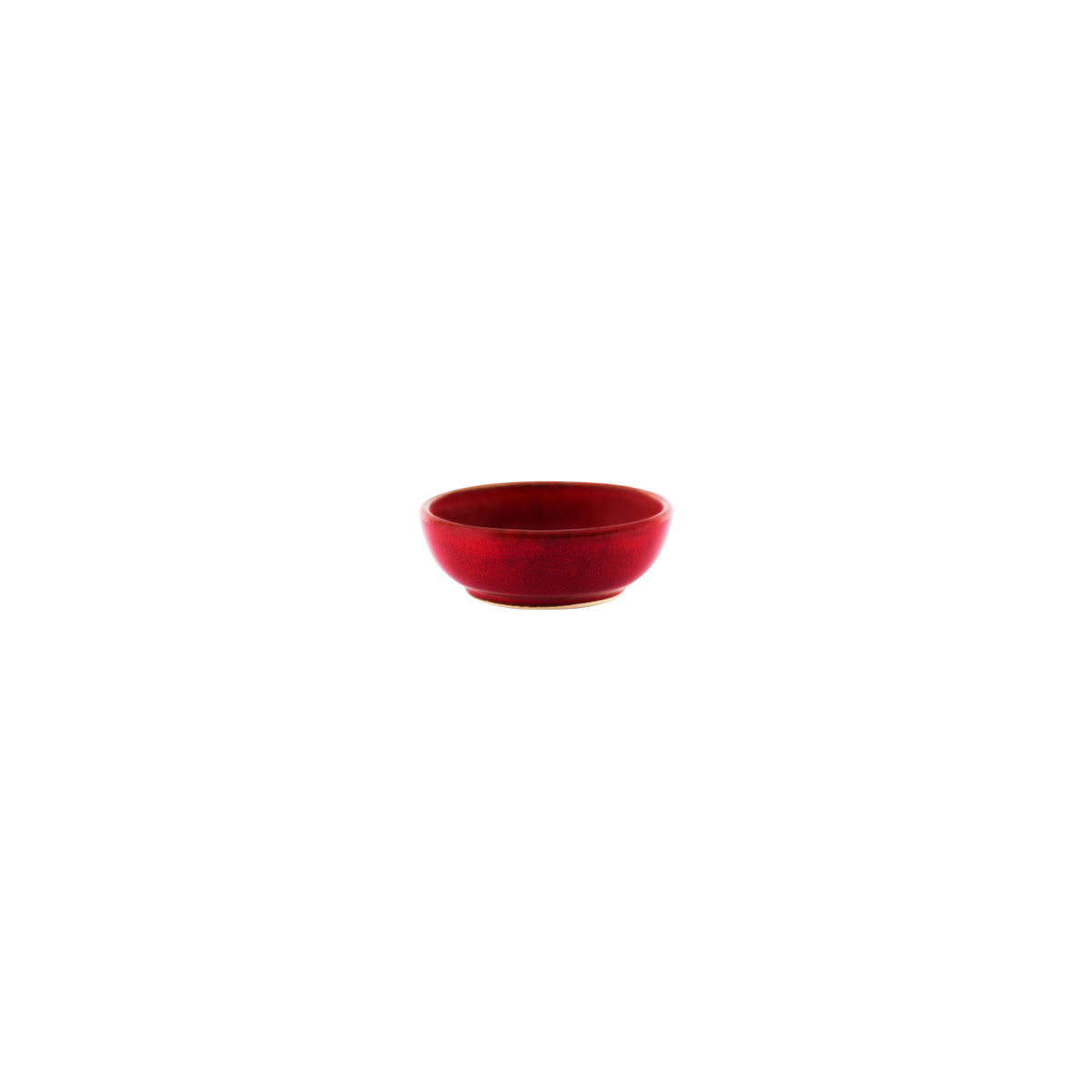 98208 Tablekraft Artistica Reactive Red Round Sauce Dish 80mm Tomkin Australia Hospitality Supplies