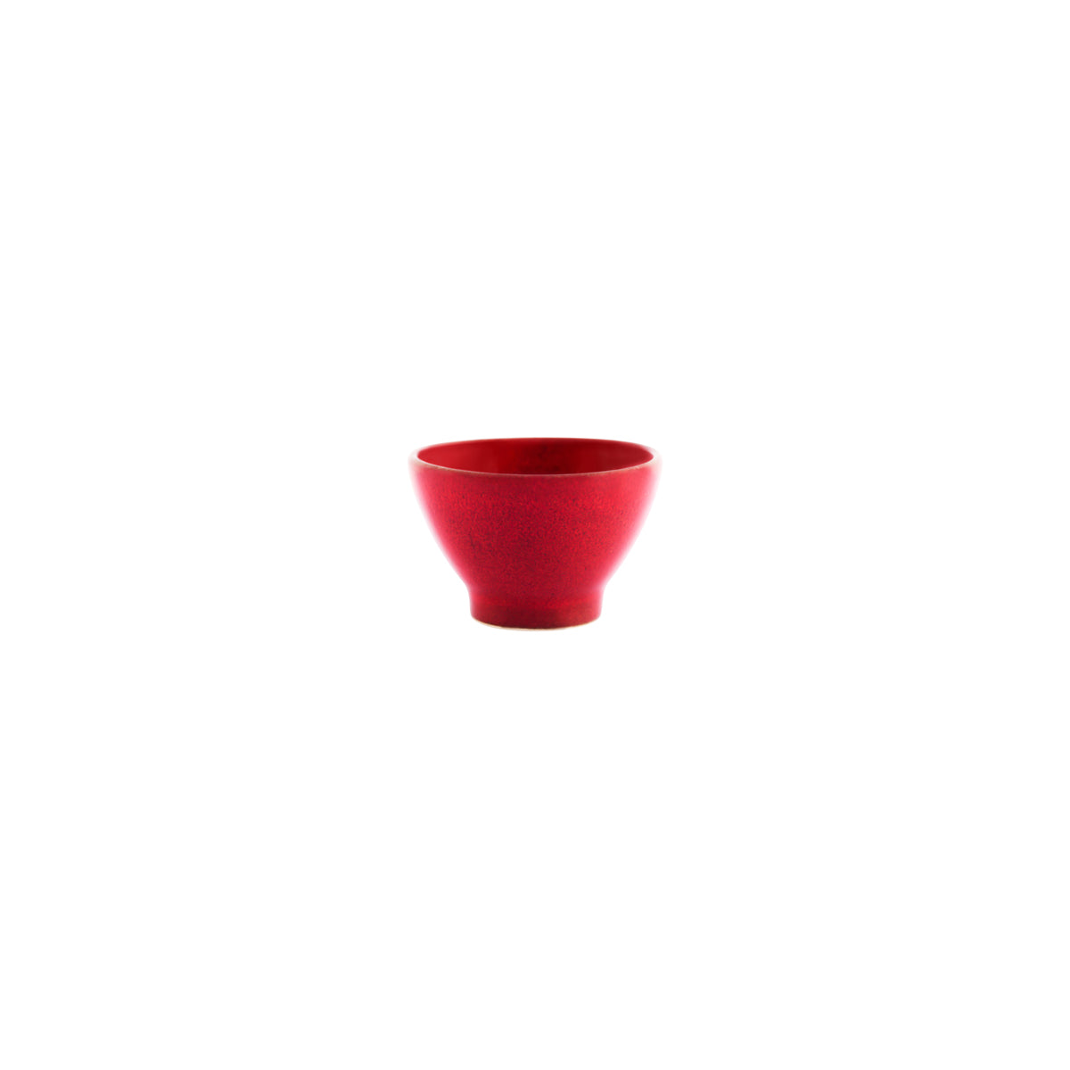 98209 Tablekraft Artistica Reactive Red Footed Sauce Dish 75mm Tomkin Australia Hospitality Supplies