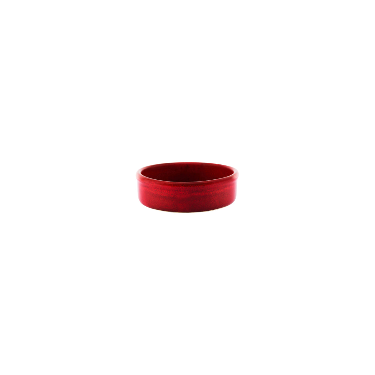 98210 Tablekraft Artistica Reactive Red Round Tapas Dish 105mm Tomkin Australia Hospitality Supplies