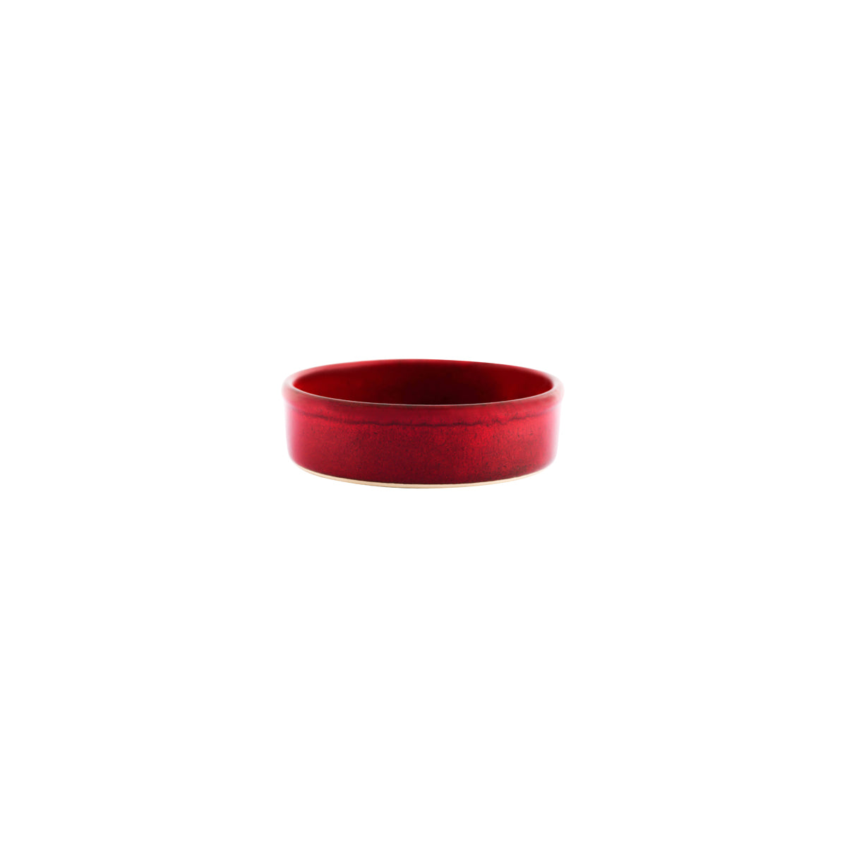 98212 Tablekraft Artistica Reactive Red Round Tapas Dish 125mm Tomkin Australia Hospitality Supplies