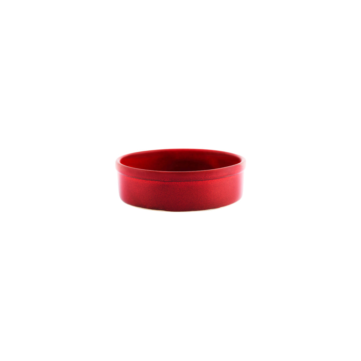 98214 Tablekraft Artistica Reactive Red Round Tapas Dish 142mm Tomkin Australia Hospitality Supplies