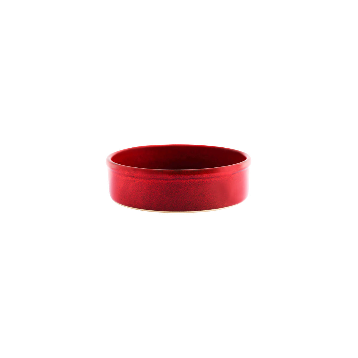 98216 Tablekraft Artistica Reactive Red Round Tapas Dish 160mm Tomkin Australia Hospitality Supplies
