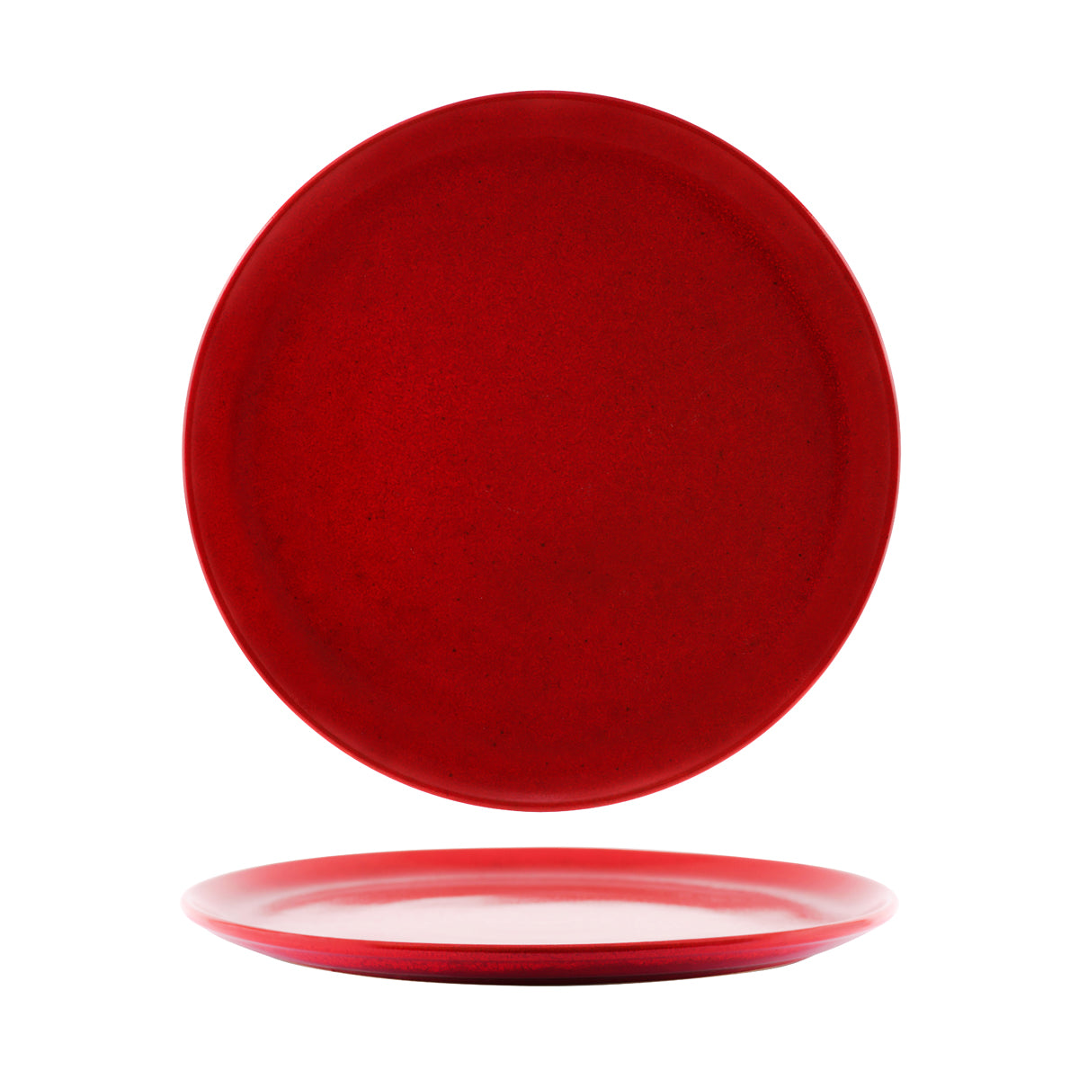 98249 Tablekraft Artistica Reactive Red Round Platter 335mm Tomkin Australia Hospitality Supplies