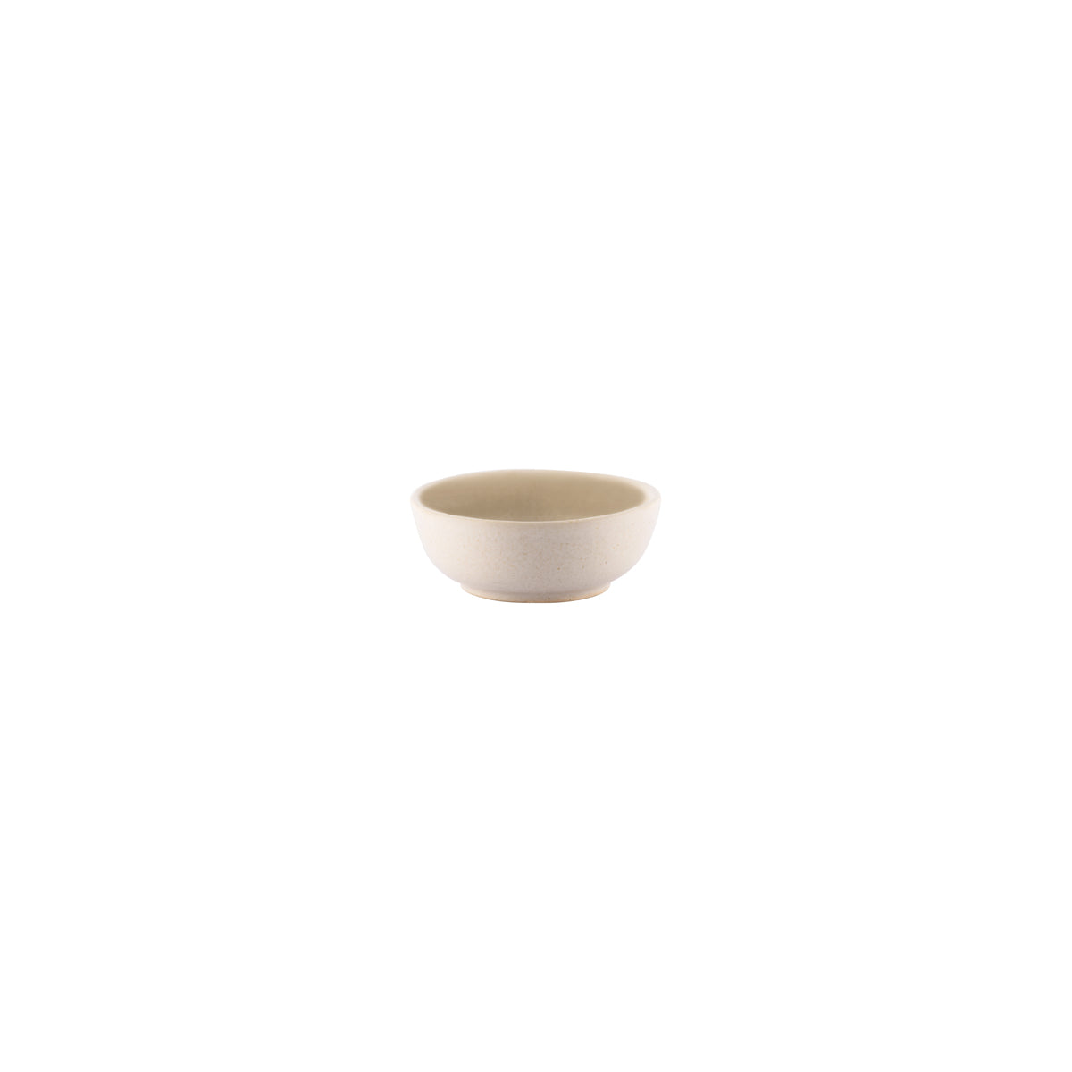 98468 Tablekraft Artistica Sand Round Sauce Dish 80mm Tomkin Australia Hospitality Supplies