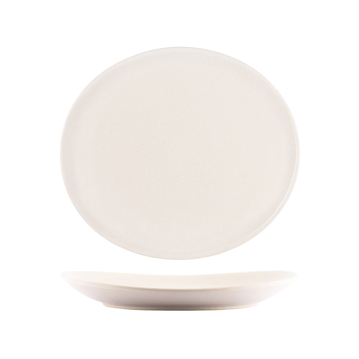 98481 Tablekraft Artistica Sand Oval Plate 250mm Tomkin Australia Hospitality Supplies