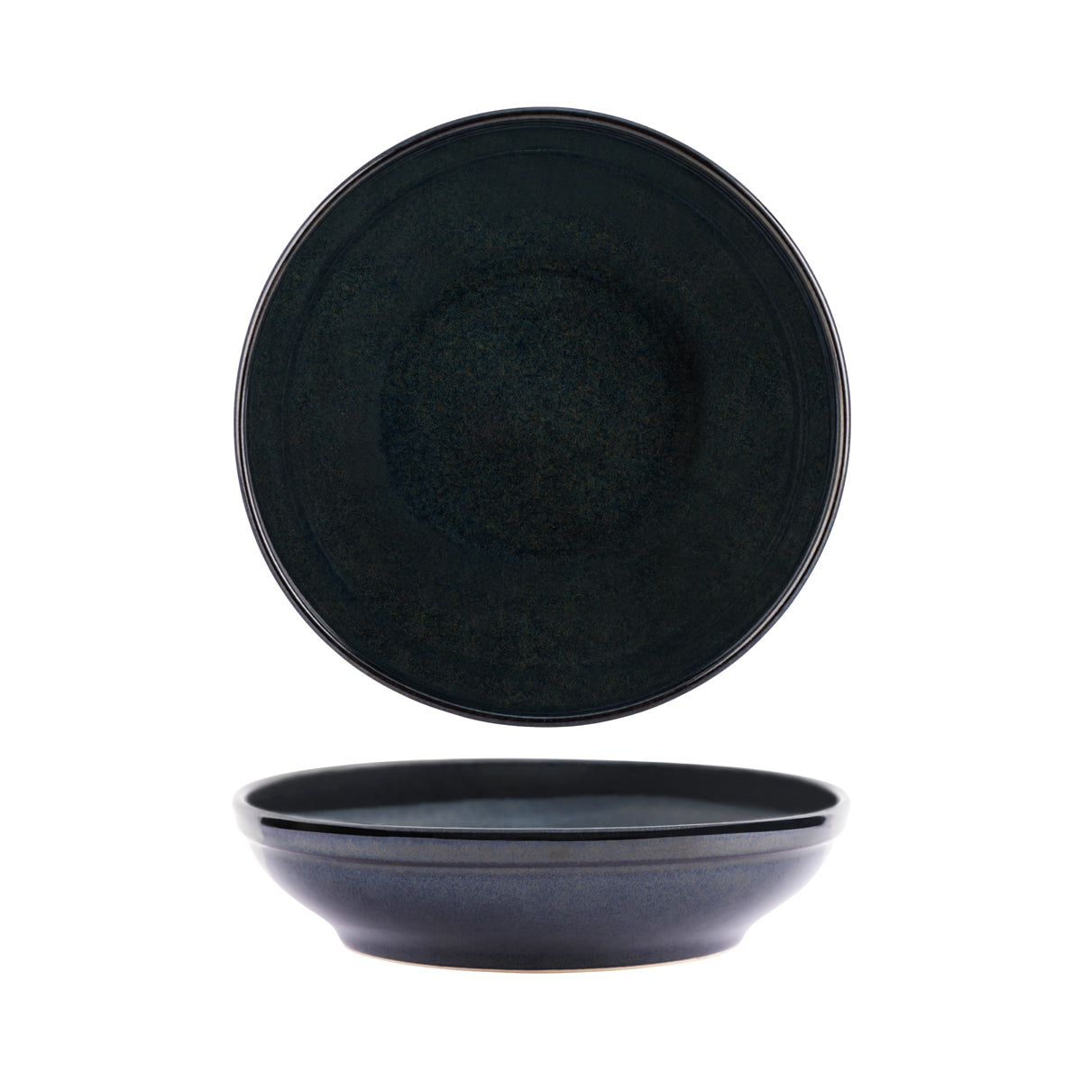 98737 Tablekraft Artistica Midnight Blue Flared Bowl 230mm Tomkin Australia Hospitality Supplies