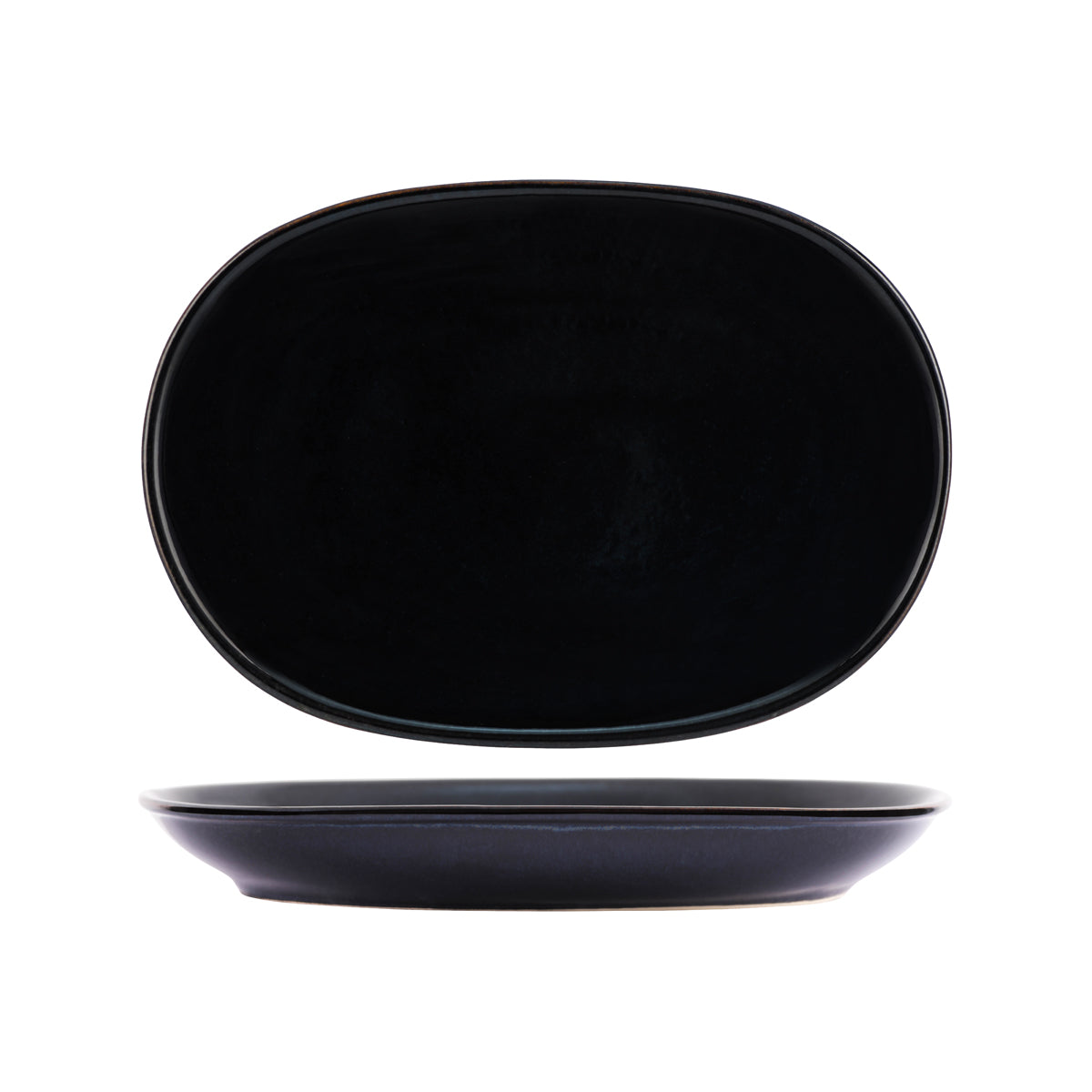98748 Tablekraft Artistica Midnight Blue Serving Platter 308mm Tomkin Australia Hospitality Supplies