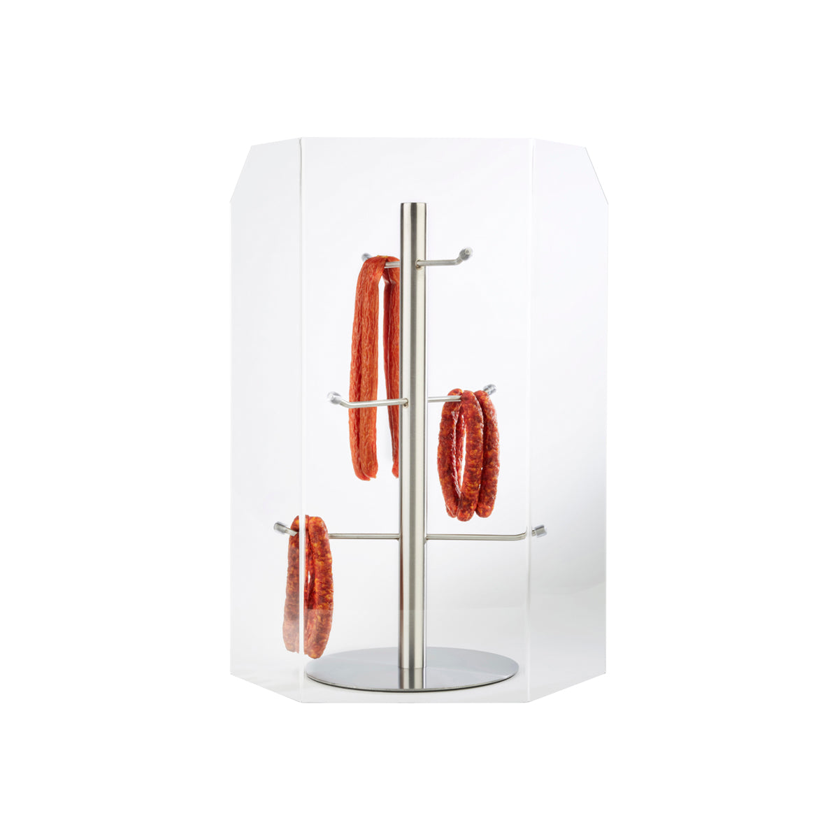 APS11558 APS APS Beechwood Pretzel Sausage Stand 150x200x500mm Tomkin Australia Hospitality Supplies