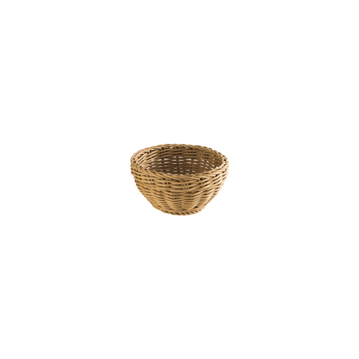 APS50601 APS APS Profi Line Basket Round Beige 160x80mm Tomkin Australia Hospitality Supplies