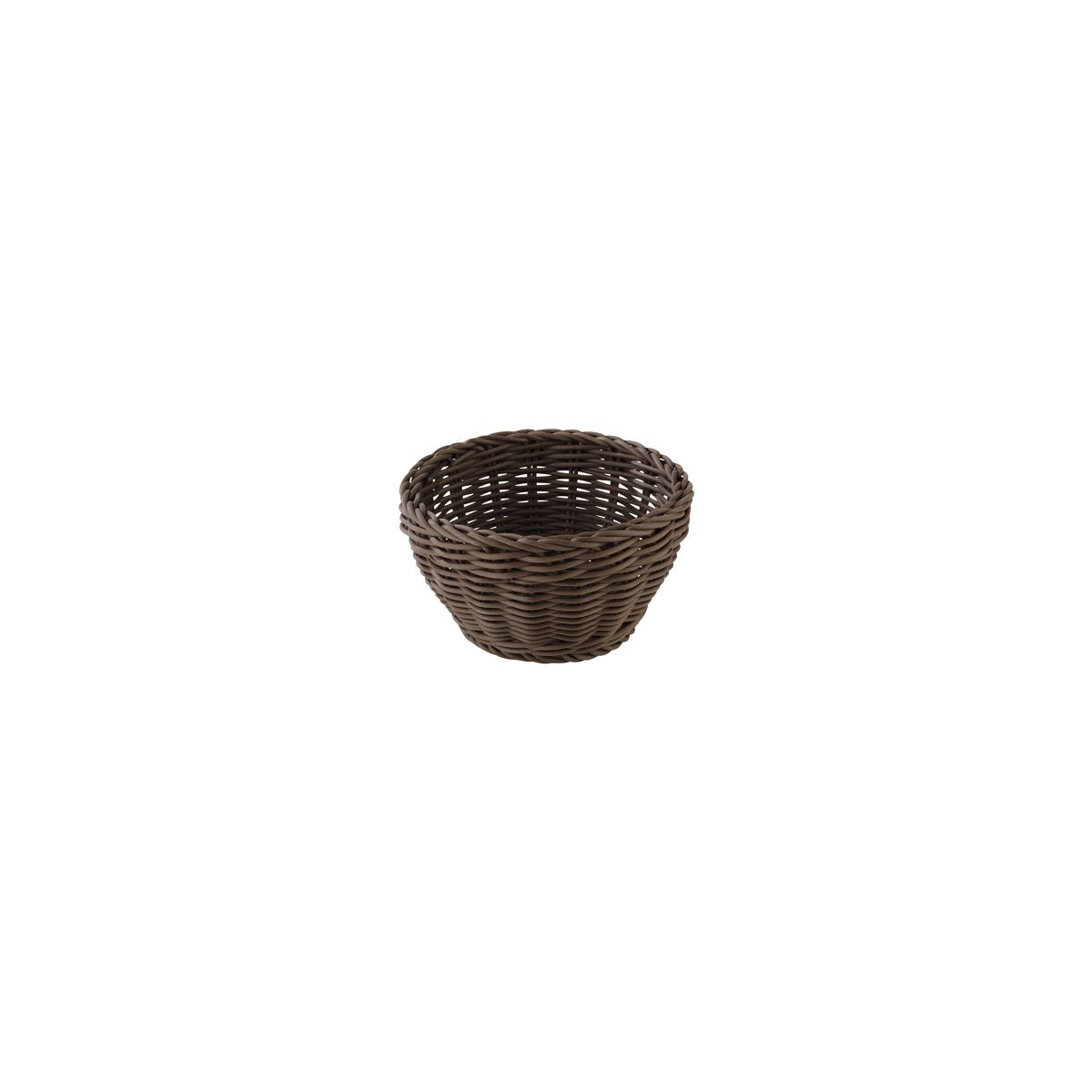 APS50603 APS APS Profi Line Basket Round Brown 160x80mm Tomkin Australia Hospitality Supplies