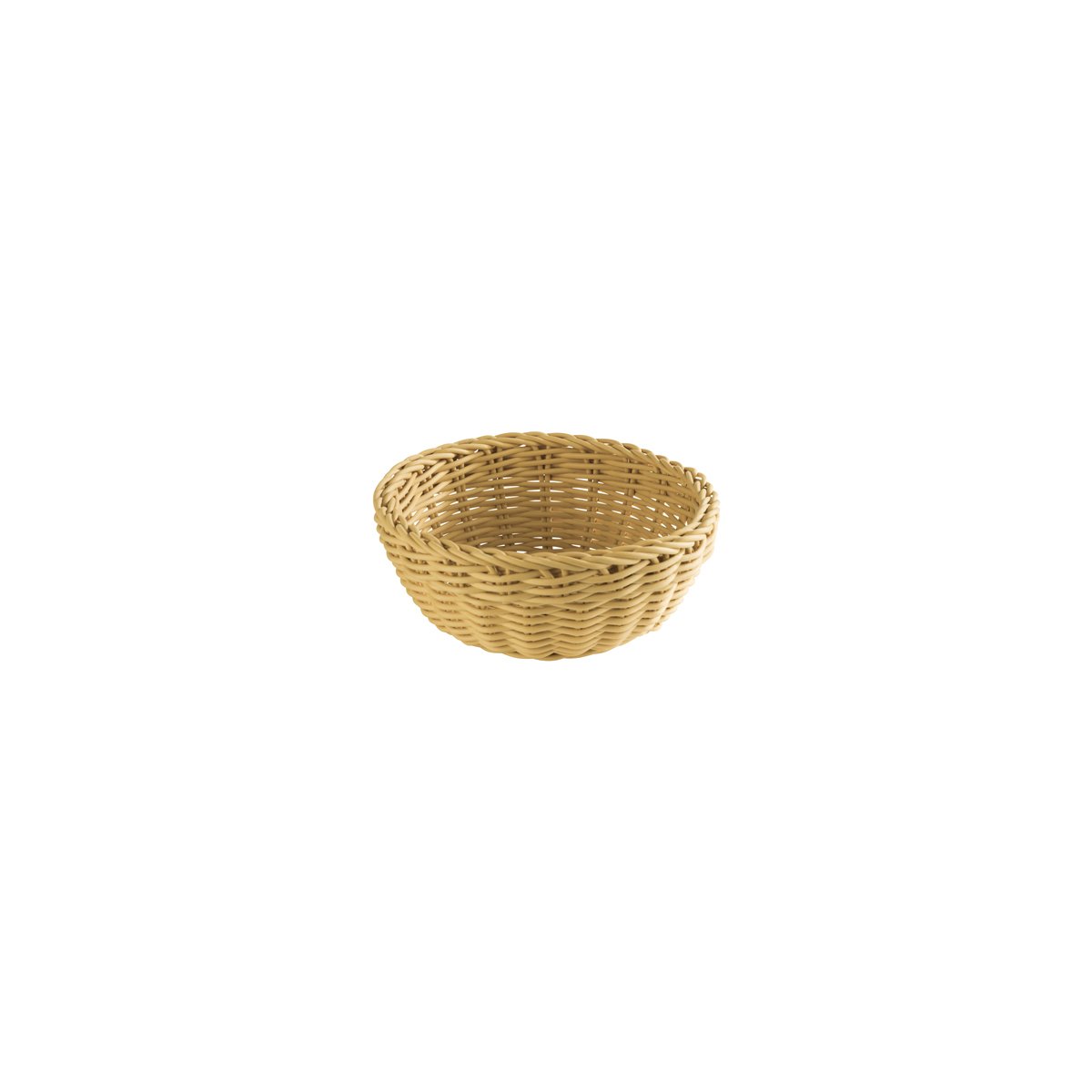 APS50605 APS APS Profi Line Basket Round Light Beige 200x80mm Tomkin Australia Hospitality Supplies