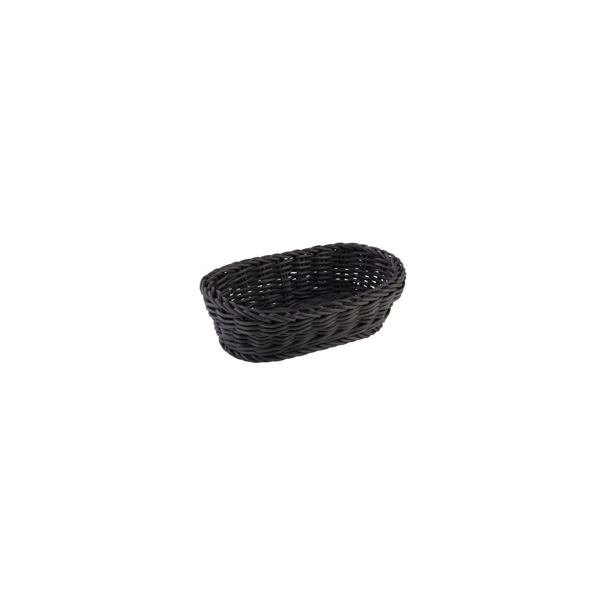 APS50626 APS APS Profi Line Basket Oval Black 190x120x60mm Tomkin Australia Hospitality Supplies