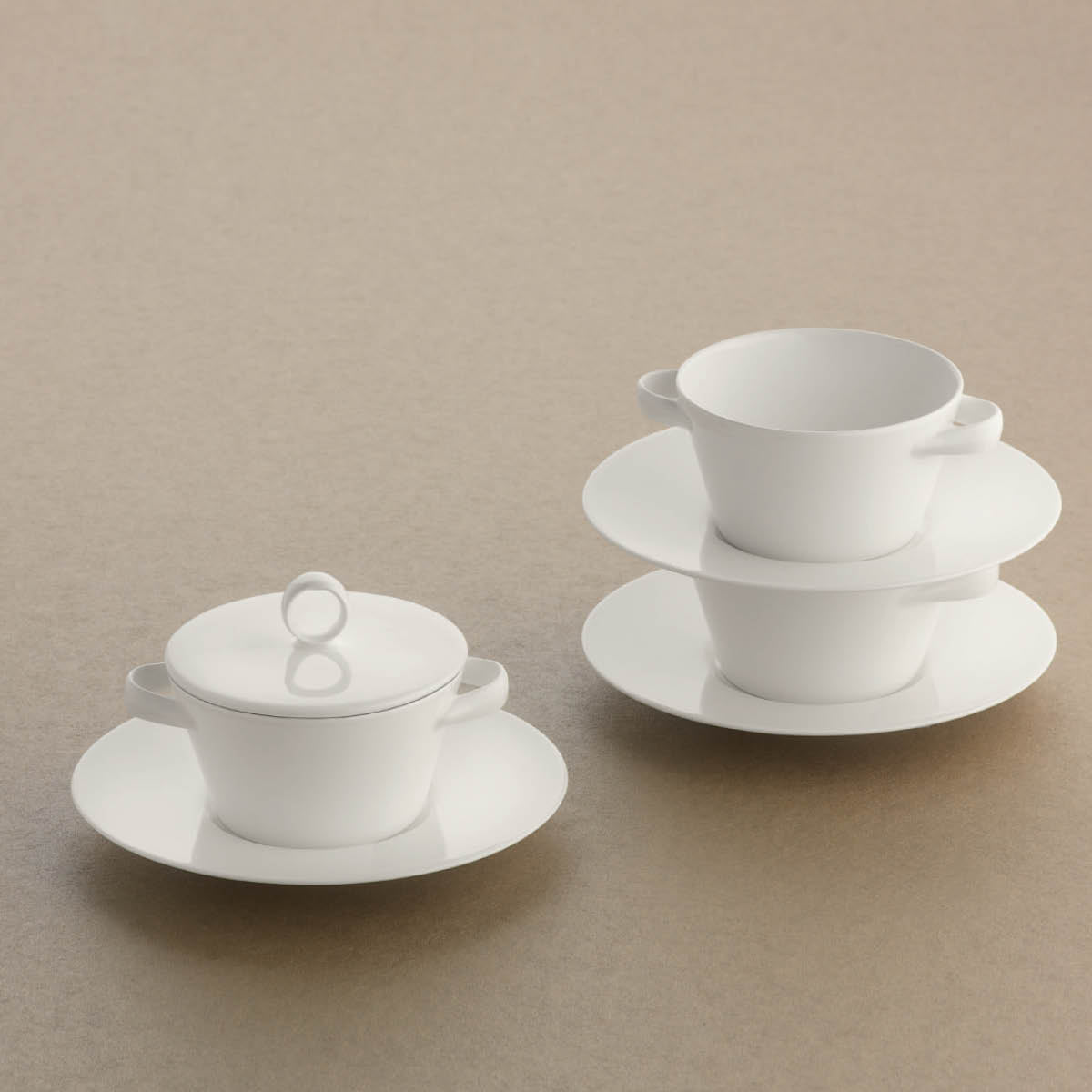 Purity Saucer with 2 Wells 160mm