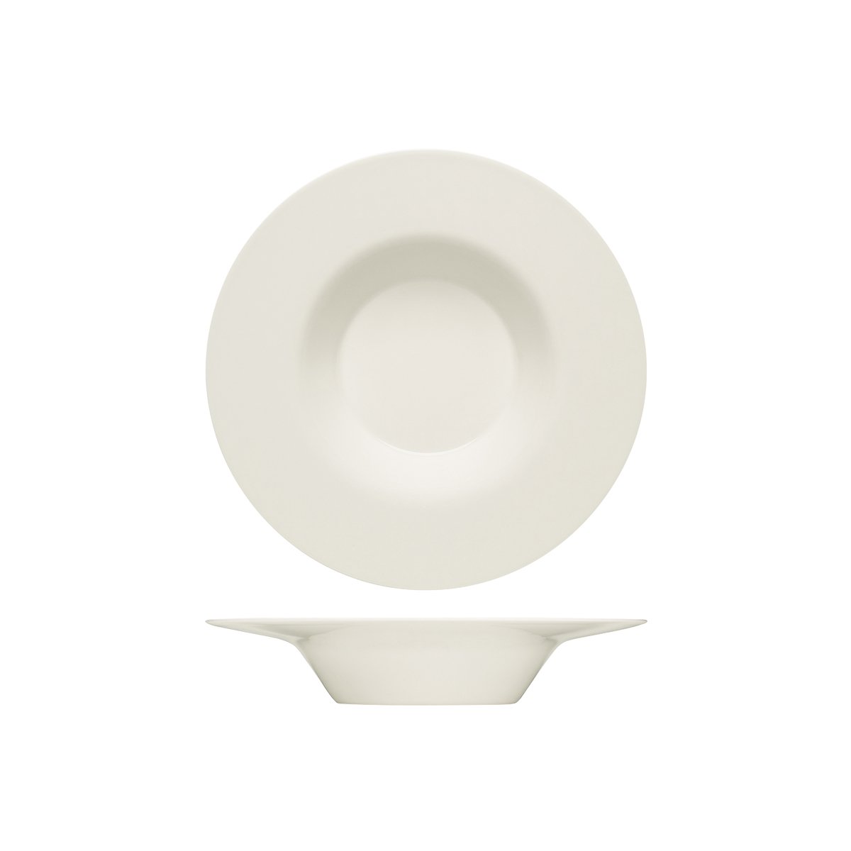 BHS6690129 Bauscher Bauscher Purity Round Deep Plate with Wide Rim 290x55mm Tomkin Australia Hospitality Supplies