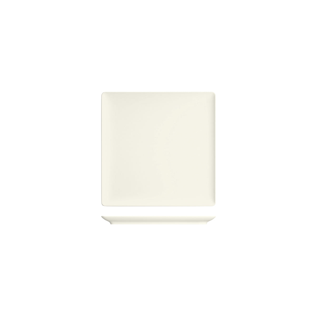 BHS6691520 Bauscher Bauscher Purity Square Coupe Plate 200x200mm Tomkin Australia Hospitality Supplies