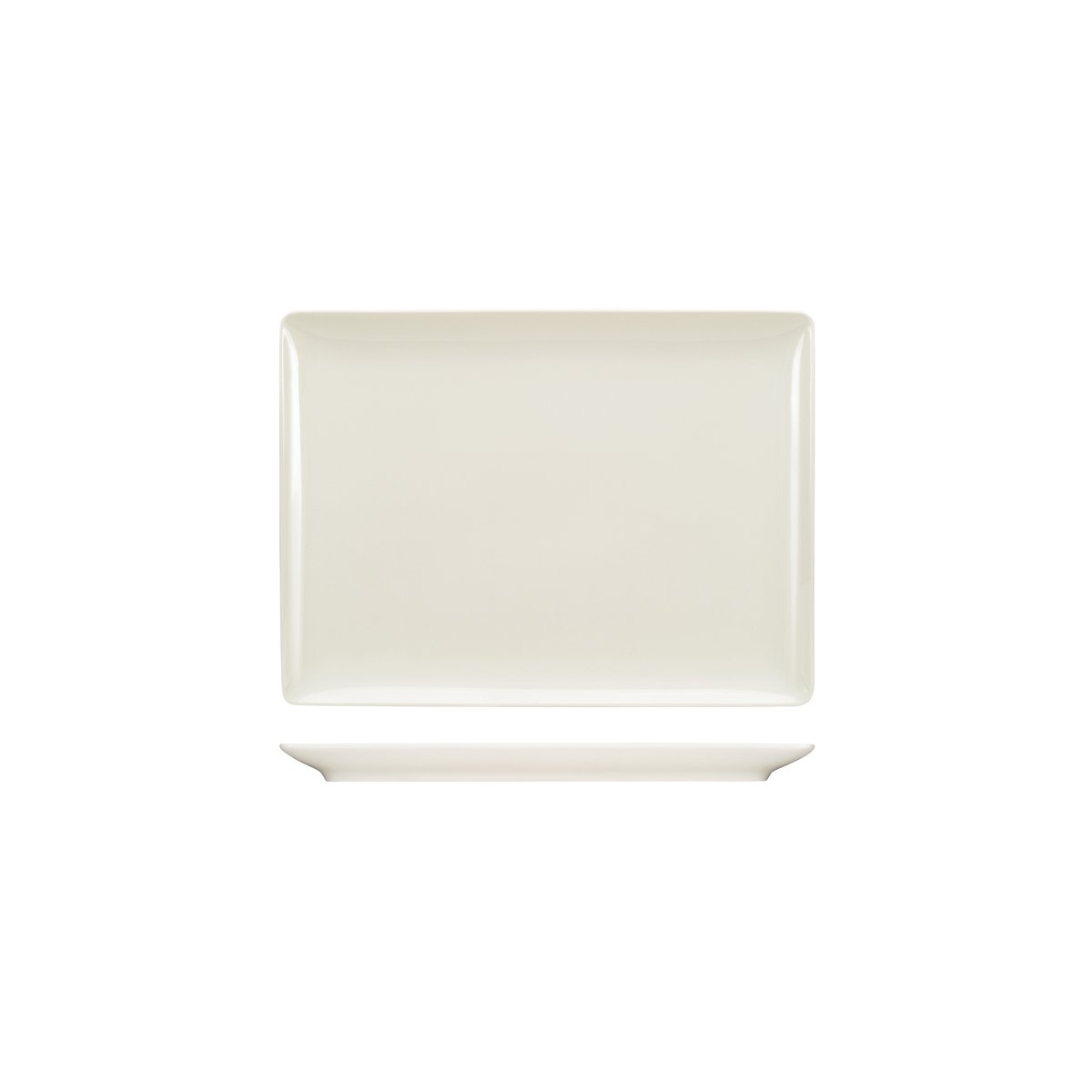 BHS6692327 Bauscher Bauscher Purity Rectangular Coupe Platter 270x200mm Tomkin Australia Hospitality Supplies