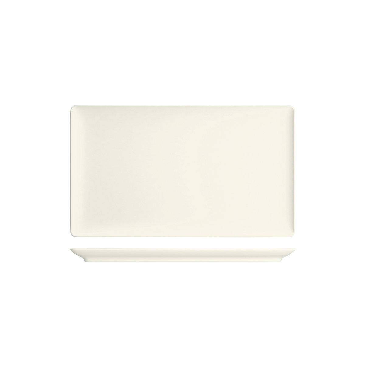 BHS6692334 Bauscher Bauscher Purity Rectangular Coupe Platter 340x200mm Tomkin Australia Hospitality Supplies