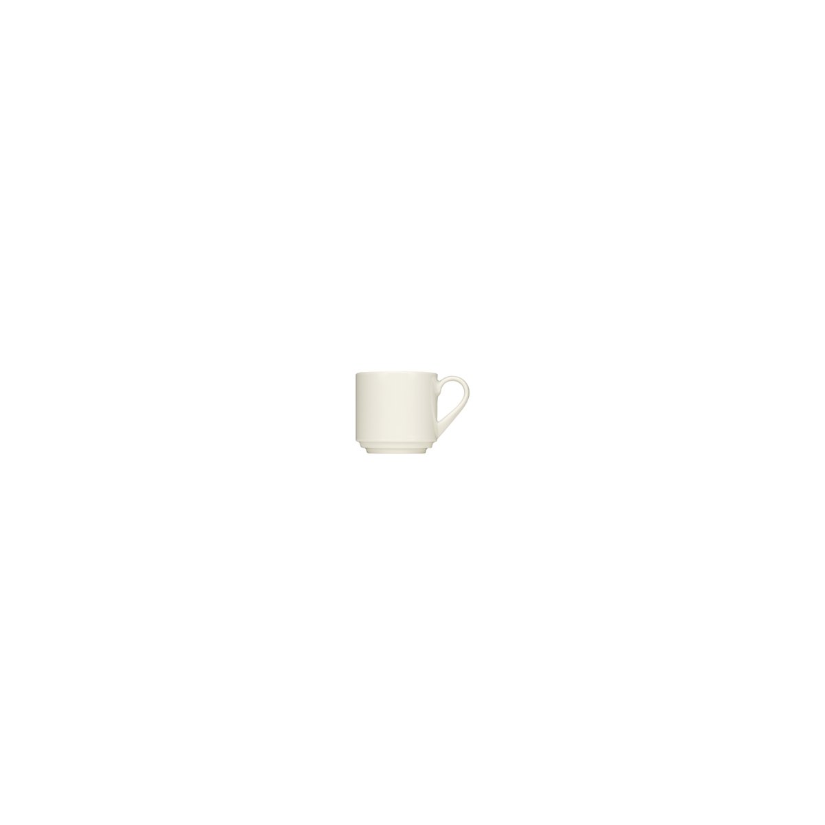 BHS6695209 Bauscher Bauscher Purity Stackable Cup 90ml Tomkin Australia Hospitality Supplies
