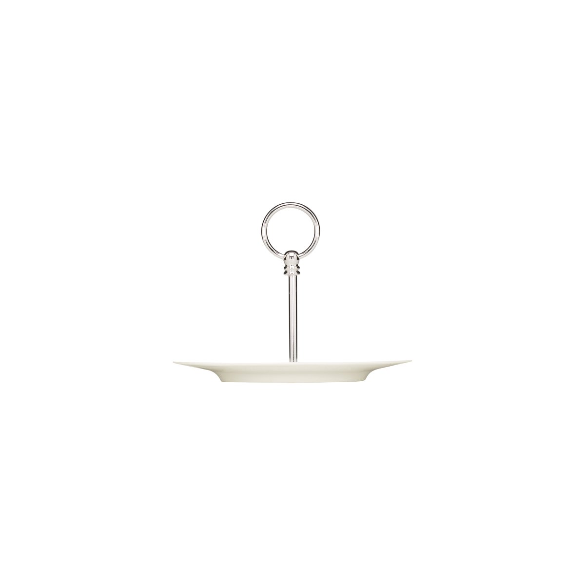 BHS6697301 Bauscher Bauscher Purity Round Serving Stand with Wide Rim 1 Tier 225x170mm Tomkin Australia Hospitality Supplies