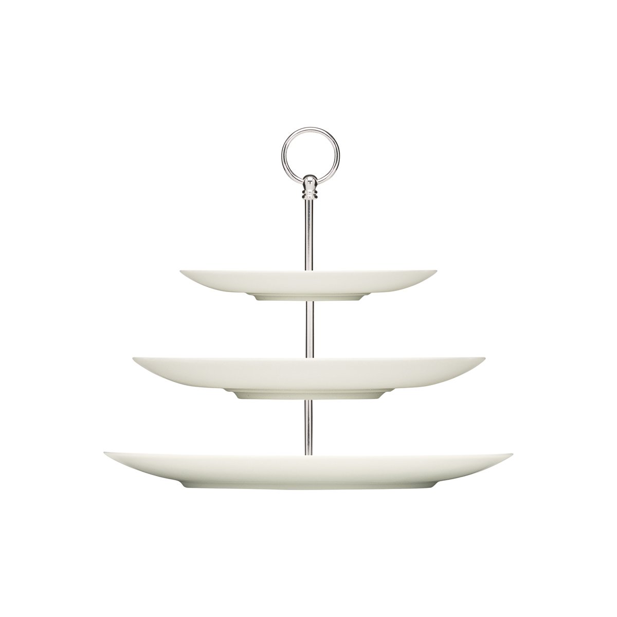 BHS6697306 Bauscher Bauscher Purity Round Coupe Serving Stand 3 Tier 270x324mm Tomkin Australia Hospitality Supplies