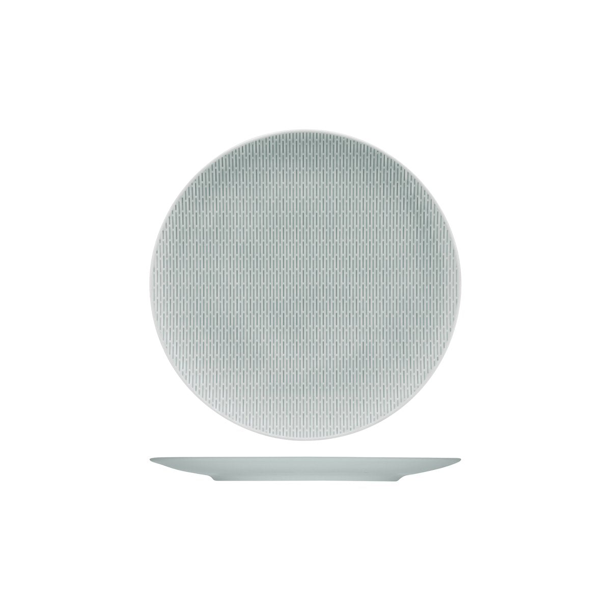 BHS6731278B Bauscher Bauscher Scope Glow Sea Round Coupe Relief Plate 280mm Tomkin Australia Hospitality Supplies