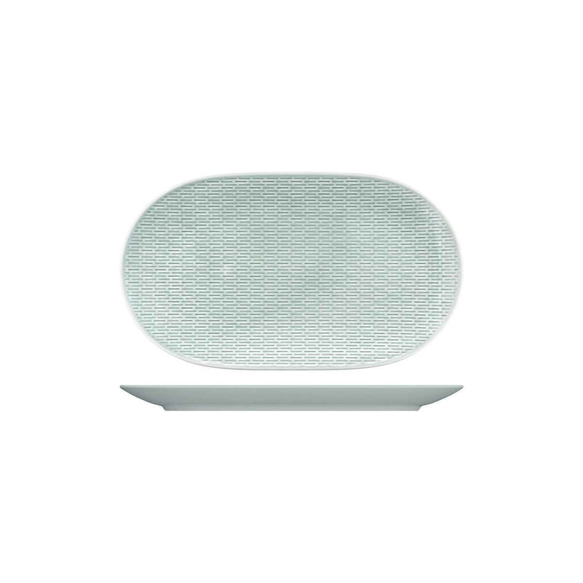 BHS6732282B Bauscher Bauscher Scope Glow Sea Oval Coupe Platter 320x186mm Tomkin Australia Hospitality Supplies