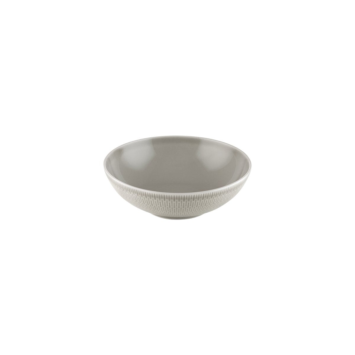 BHS6736173A Bauscher Bauscher Scope Glow Grey Round Coupe Relief Dish 230x61mm / 1400ml Tomkin Australia Hospitality Supplies