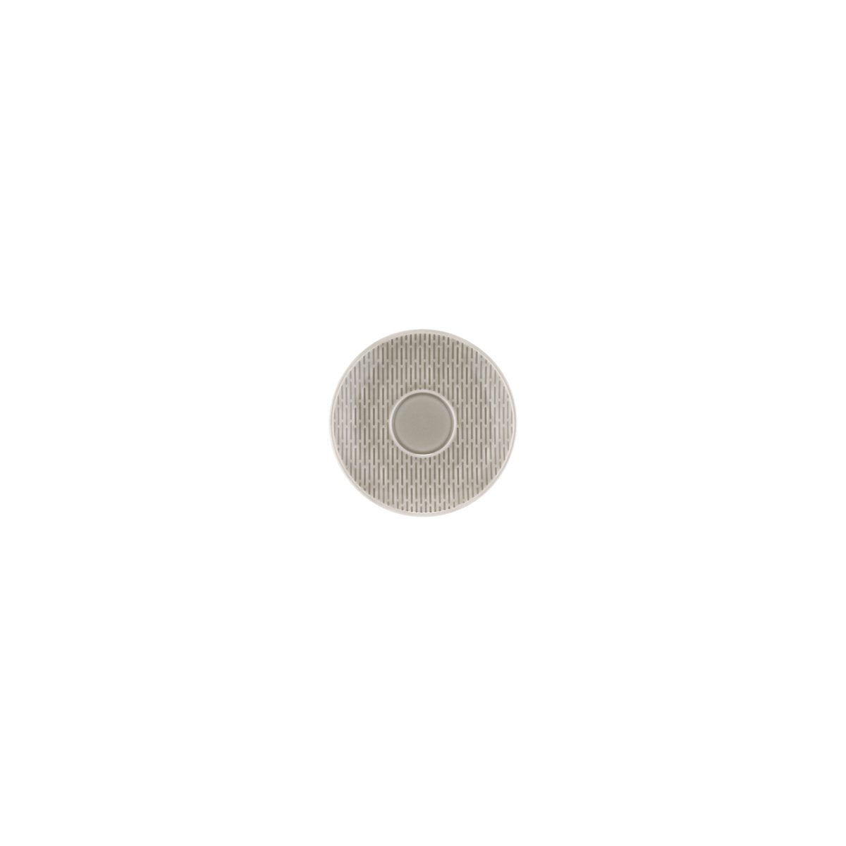 BHS6736959A Bauscher Bauscher Scope Glow Grey Round Coupe Relief Saucer 120mm Tomkin Australia Hospitality Supplies