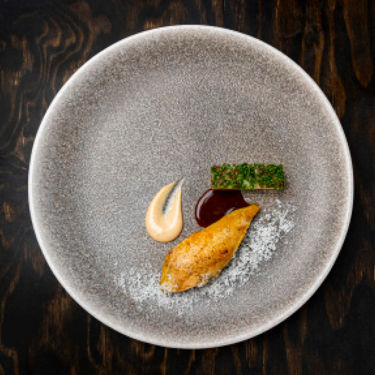 Luca Wood Round Coupe Plate 210mm