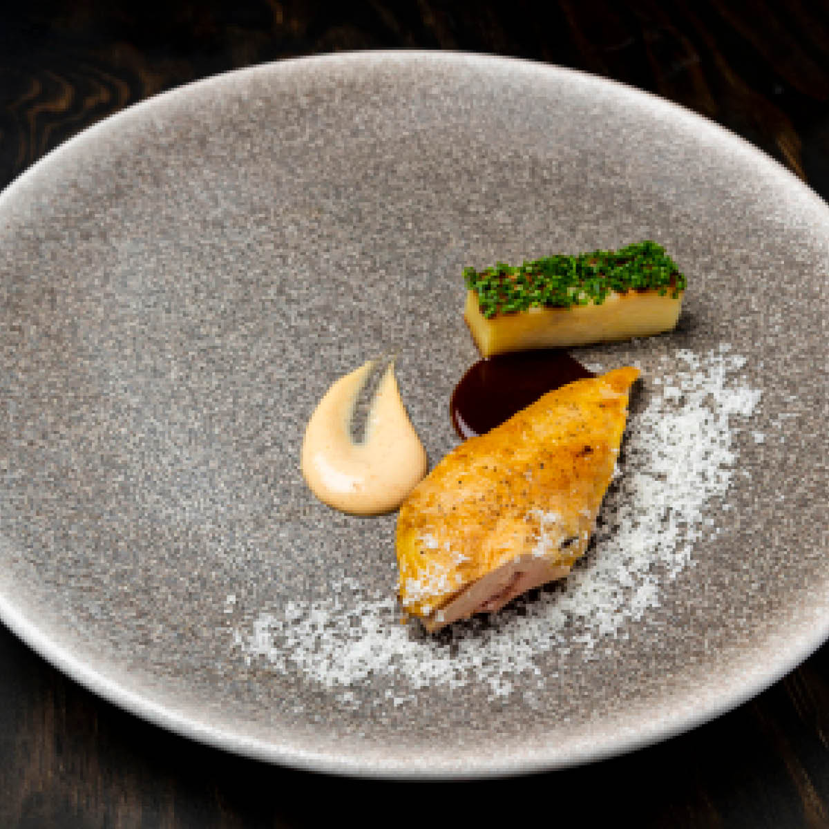 Luca Wood Round Deep Bowl 160x55mm / 450ml