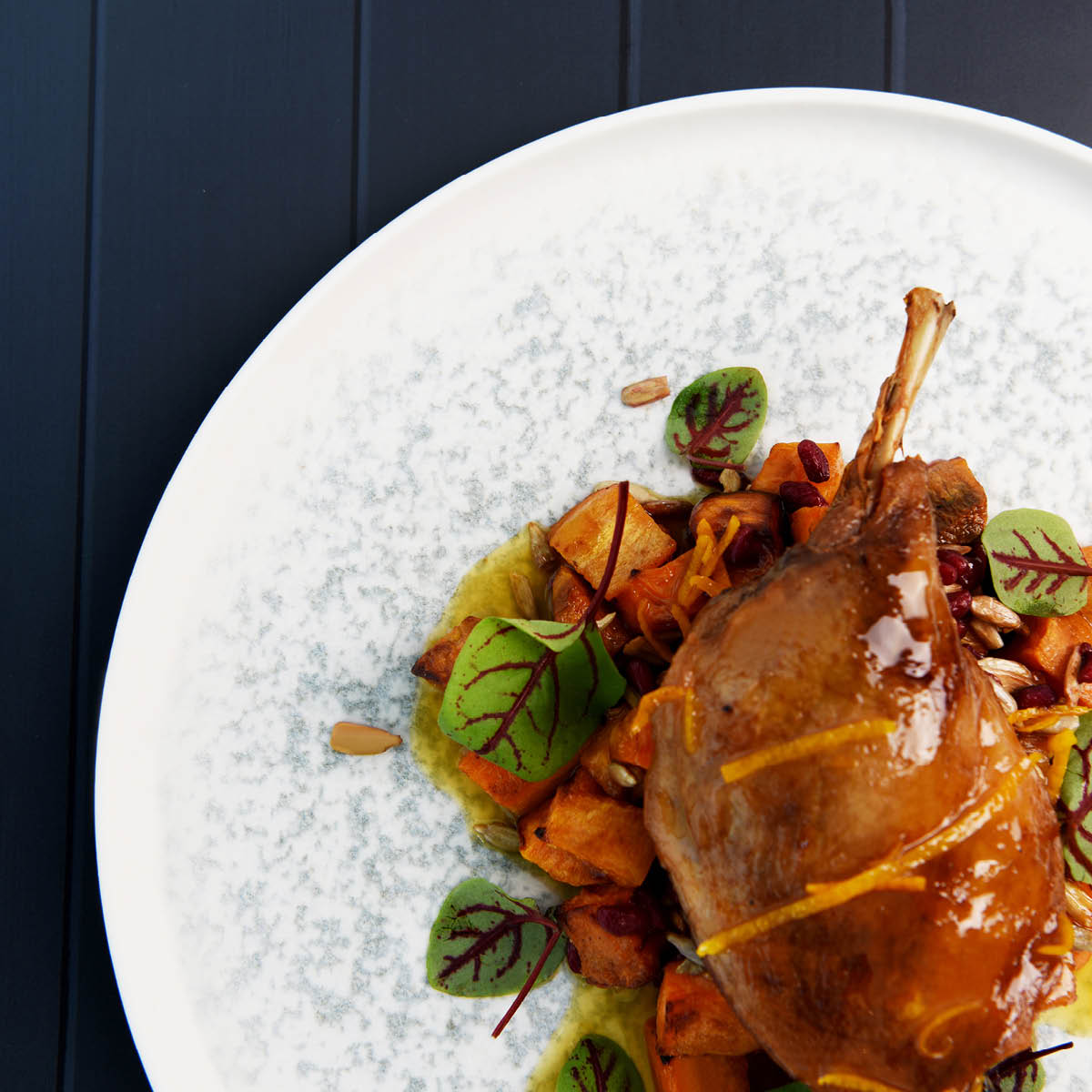 130122 Bonna Lunar Ocean Oval Platter 300x155x15mm Tomkin Australia Hospitality Supplies