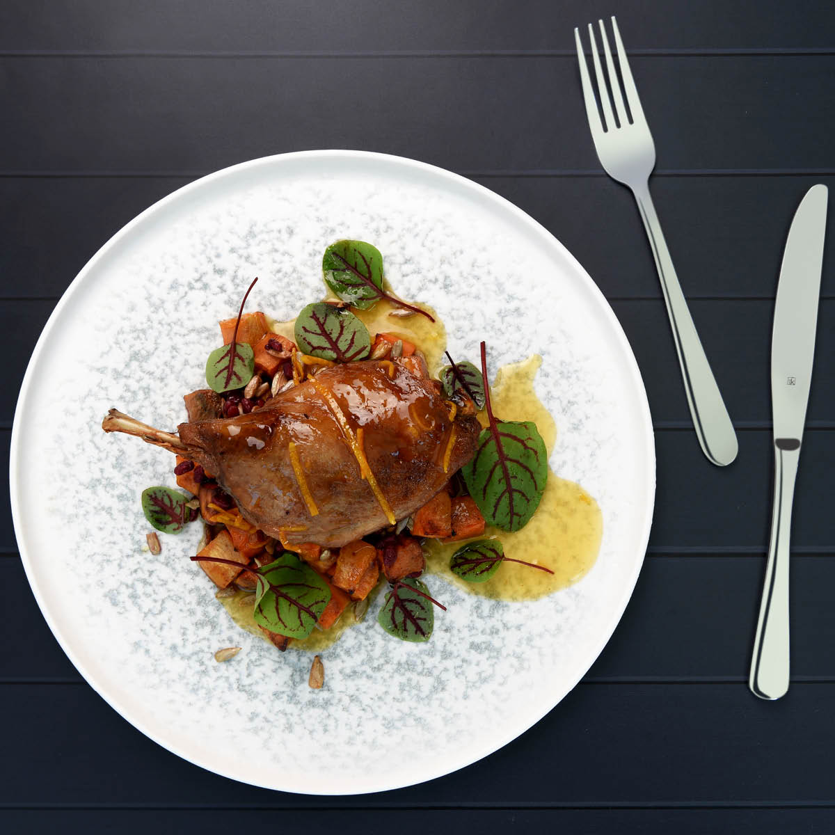 Lunar Ocean Round Plate 280mm