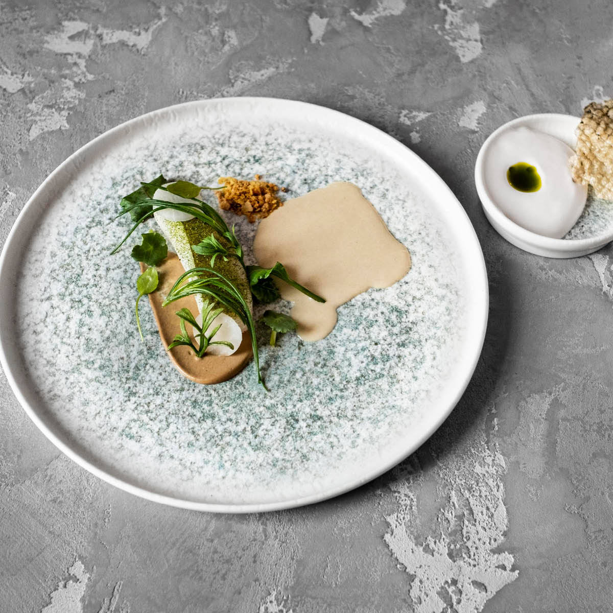 Lunar Ocean Oval Dish 210x100x20mm