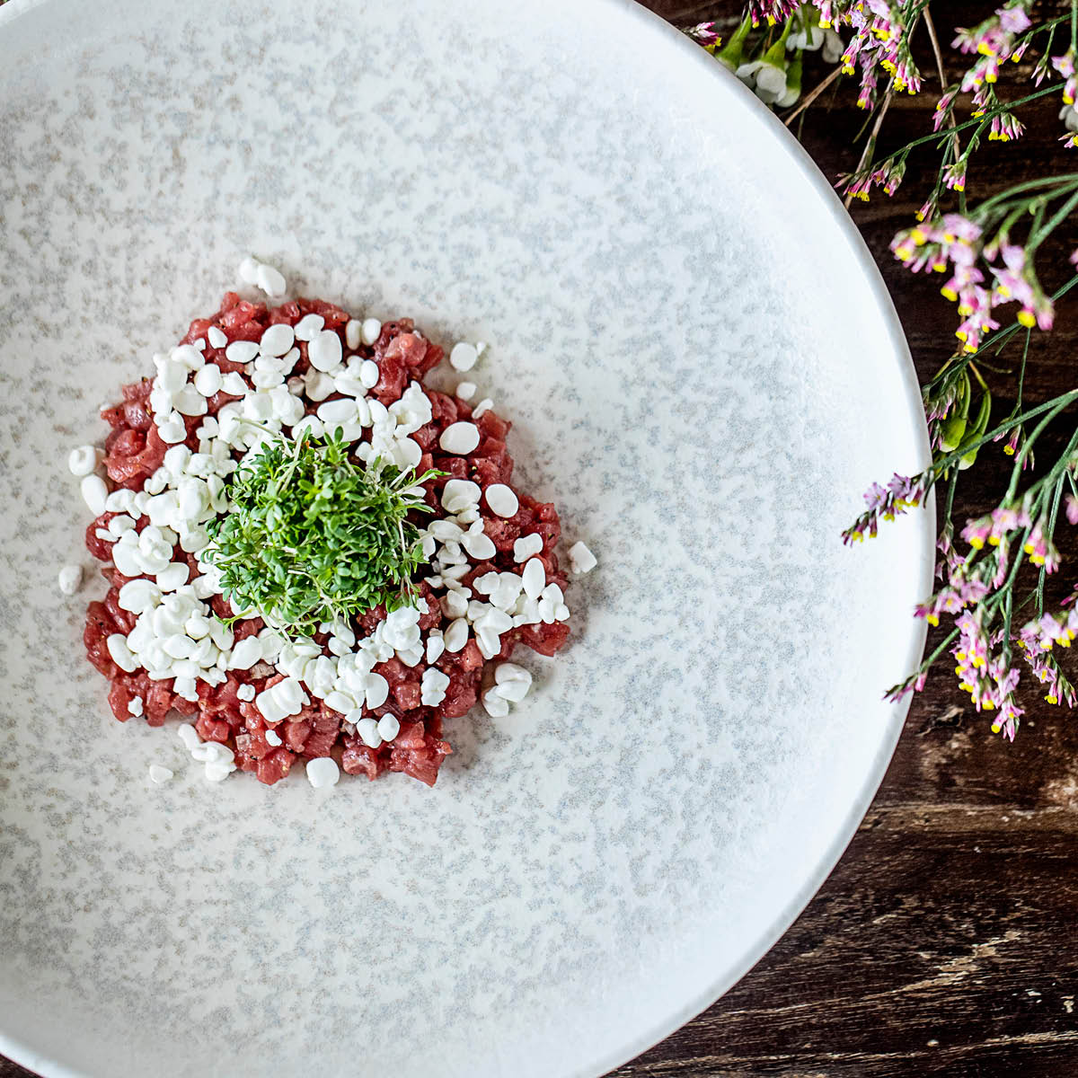 130217 Bonna Lunar White Round Bowl 140x50mm/400ml Tomkin Australia Hospitality Supplies