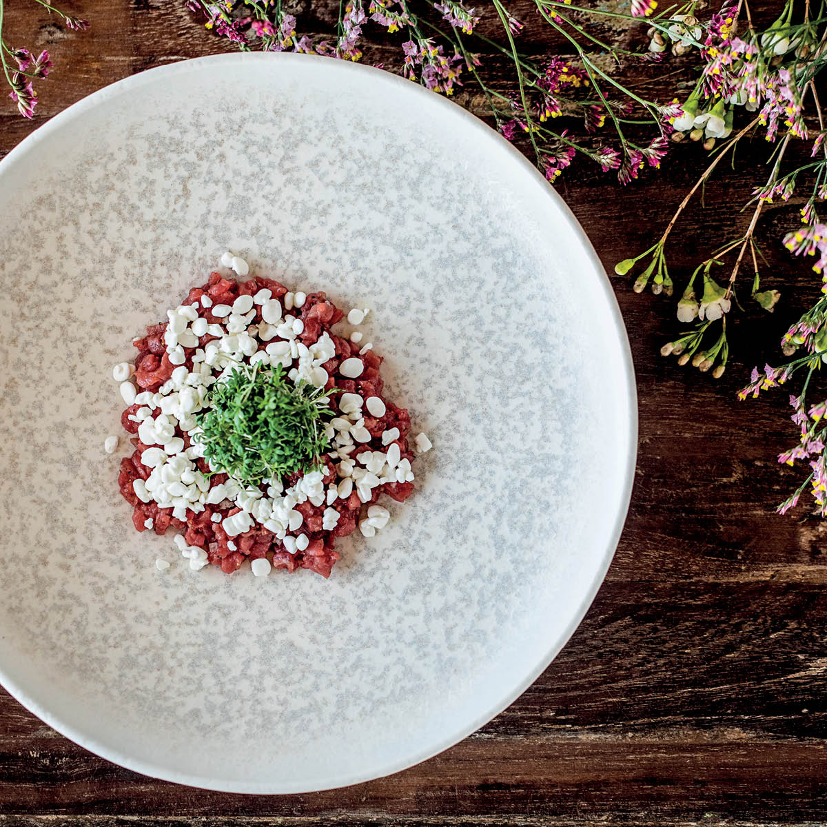 Lunar White Round Dipping Bowl 100x25mm / 100ml