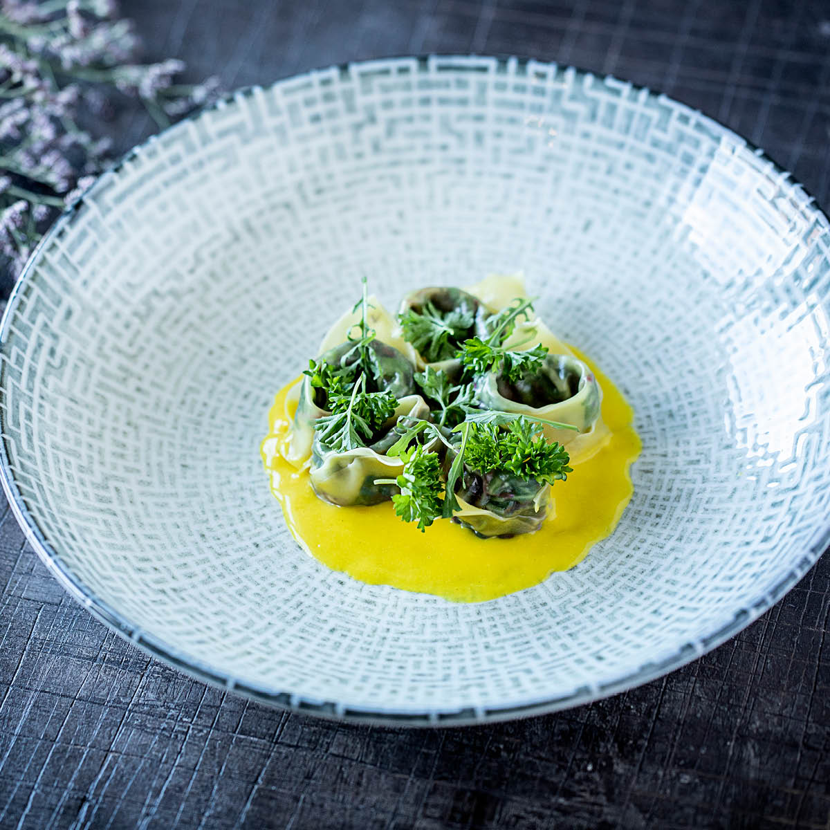 120227 Bonna Maze Round Deep Bowl 140x60mm/500ml Tomkin Australia Hospitality Supplies