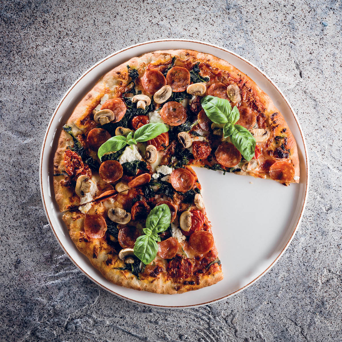 Retro Round Platter 320mm