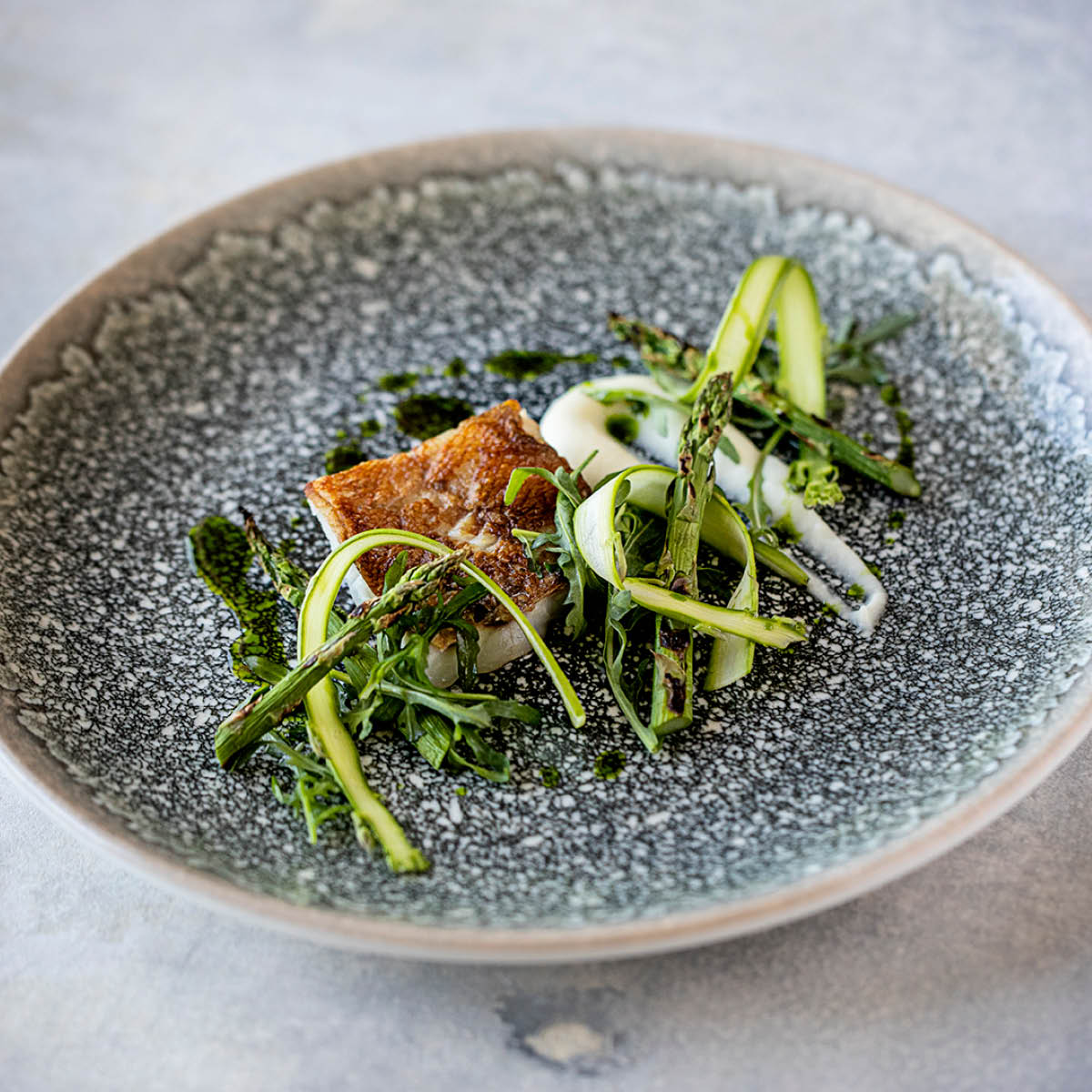 Thar Black Round Platter 320mm