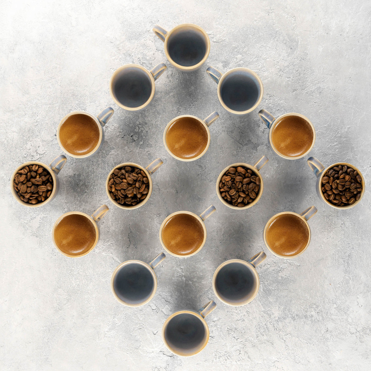 Azure Blue Cappuccino Cup 220ml