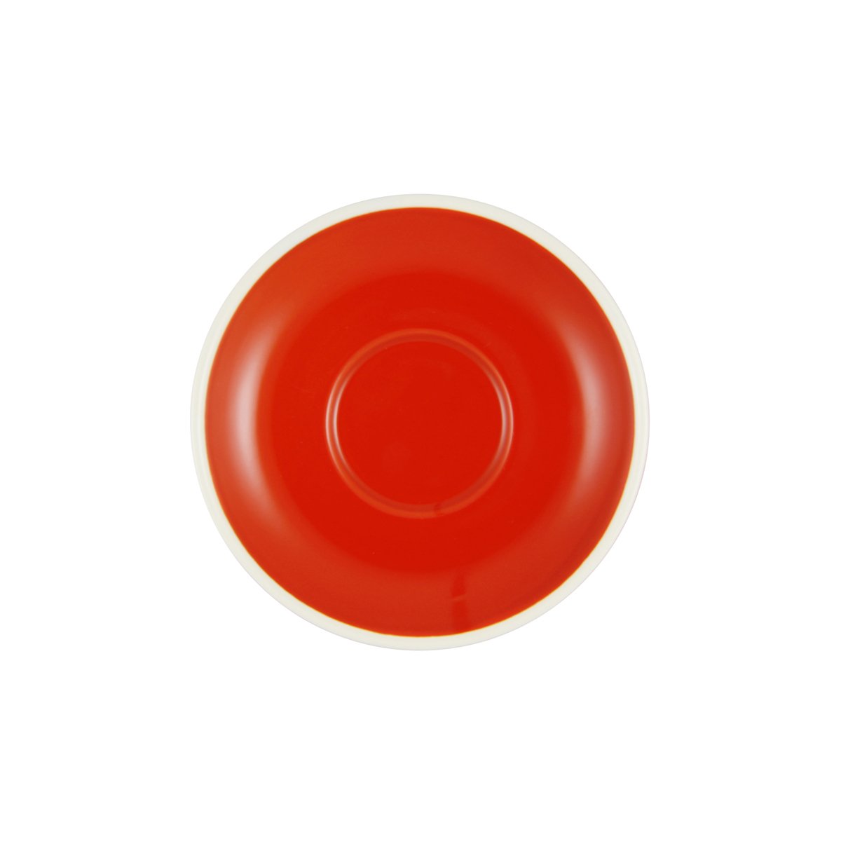 BW0025 Brew Chilli Flat White Saucer 145mm Tomkin Australia Hospitality Supplies