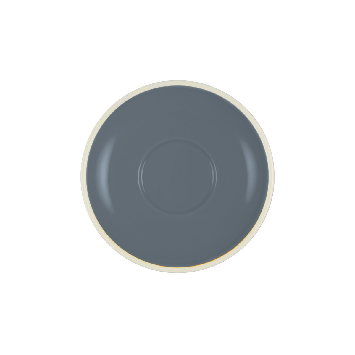 BW0425 Brew Steel Blue Flat White Saucer 145mm Tomkin Australia Hospitality Supplies