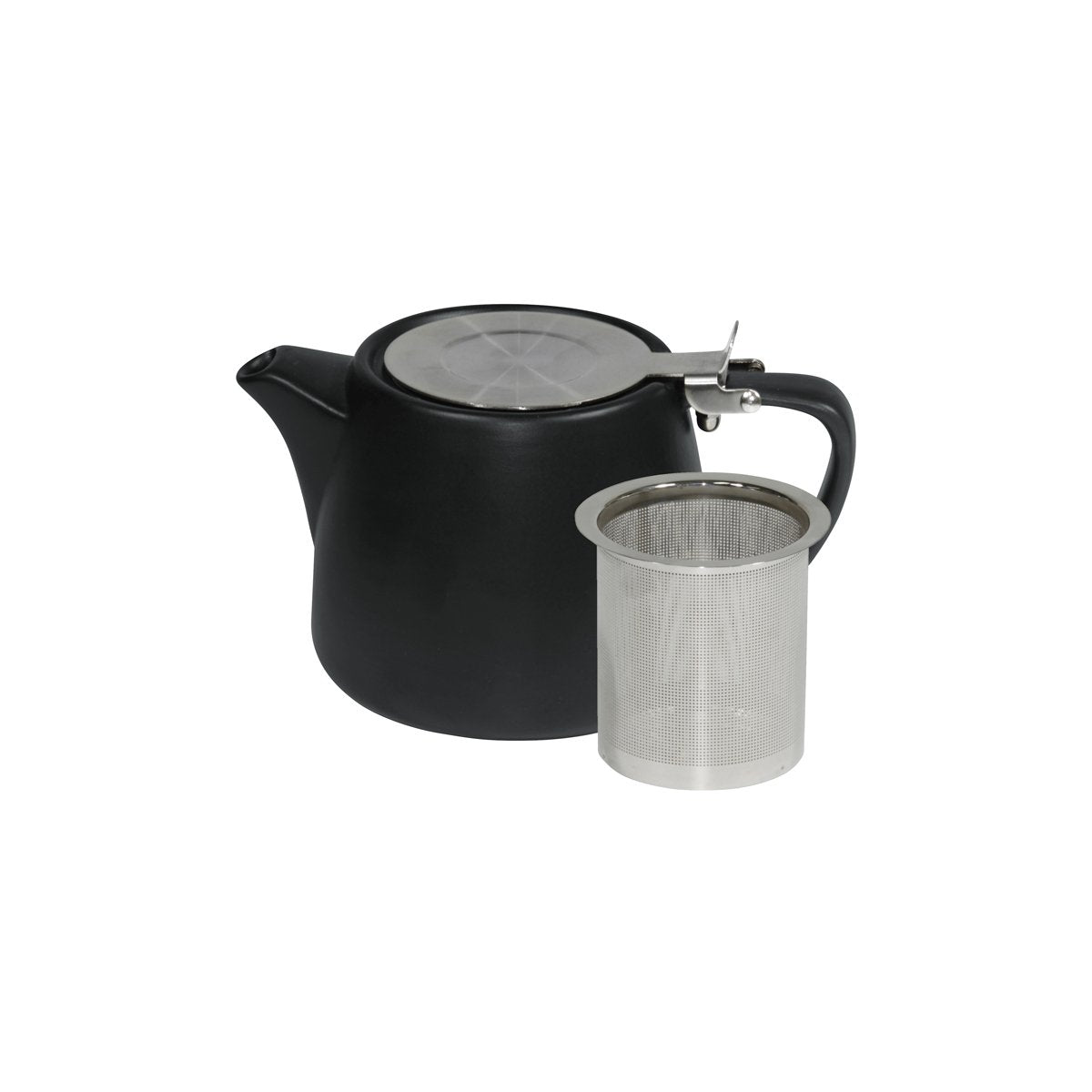 BW0760 Brew Smoke Matt Stackable Teapot 500ml Tomkin Australia Hospitality Supplies