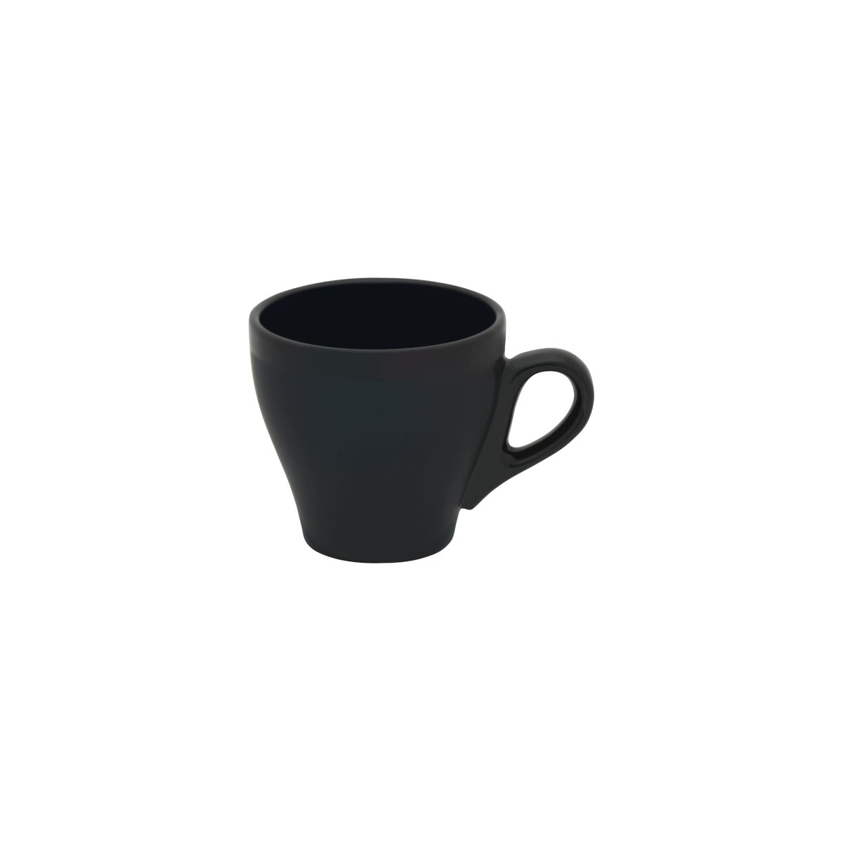 BW4035 Brew Smoke Matt Gloss Long Black Cup 180ml Tomkin Australia Hospitality Supplies